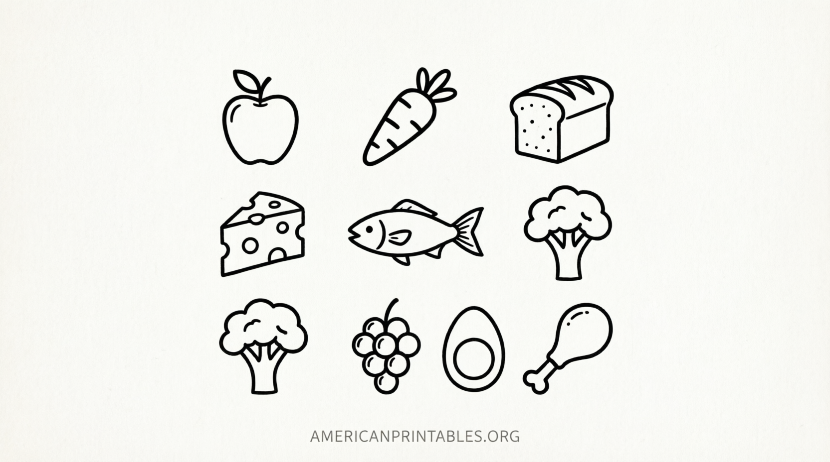 Free Printable Pictures of Food to Download (1)
