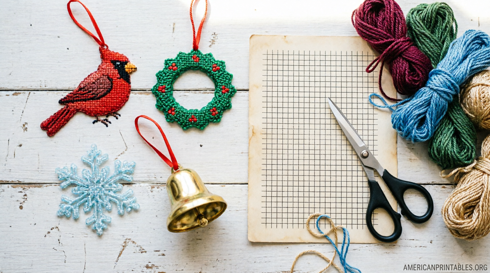 Free Printable Plastic Canvas Christmas Ornaments (4)