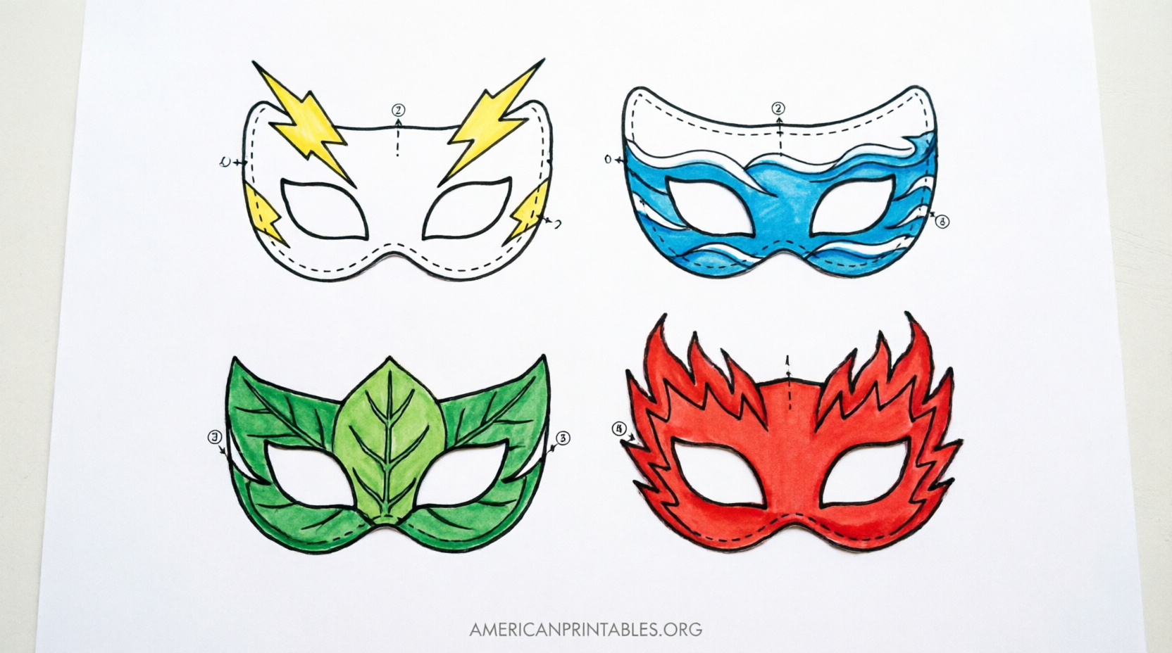 Free Printable Pokemon Mask Templates (1)