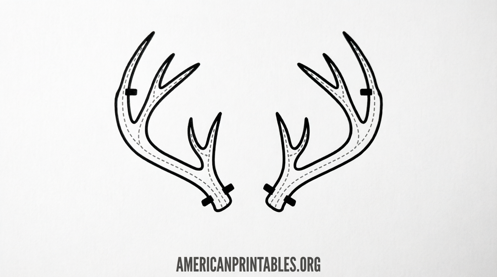 Free Printable Reindeer Antlers Template (1)