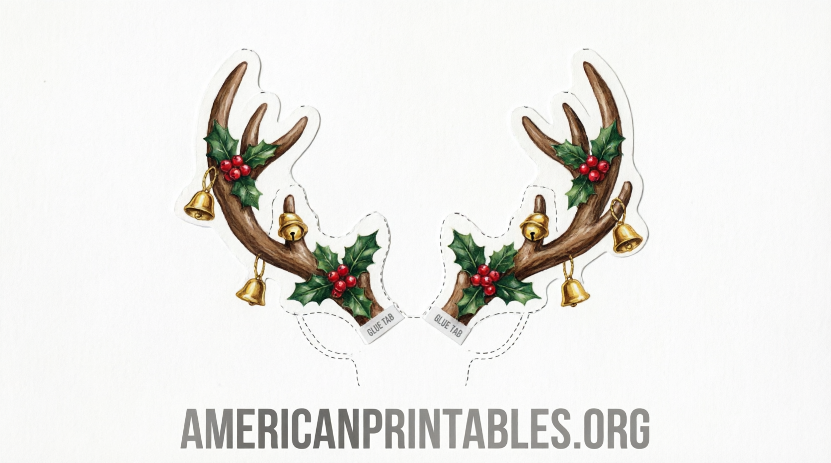 Free Printable Reindeer Antlers Template (2)