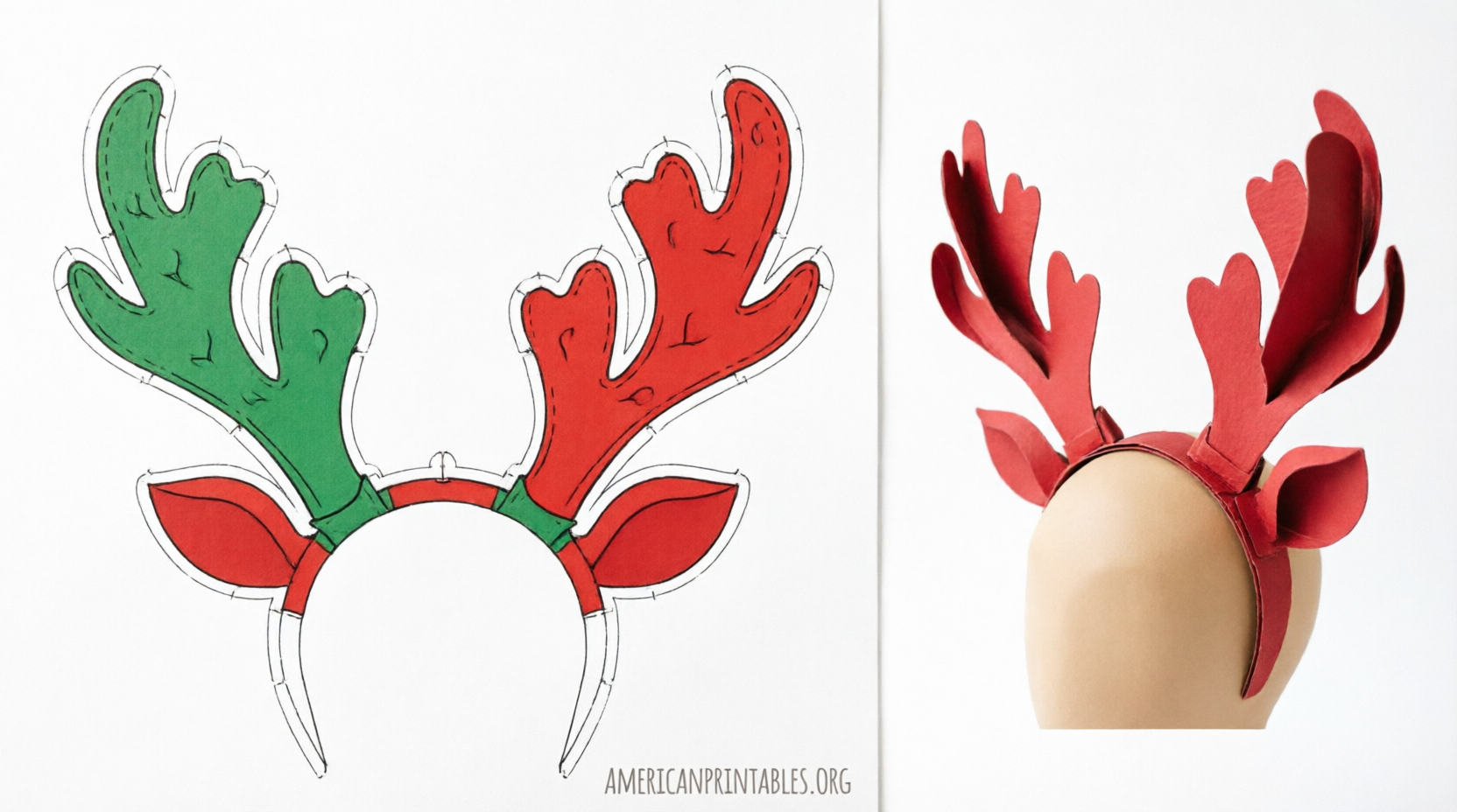 Free Printable Reindeer Antlers Templates (4)