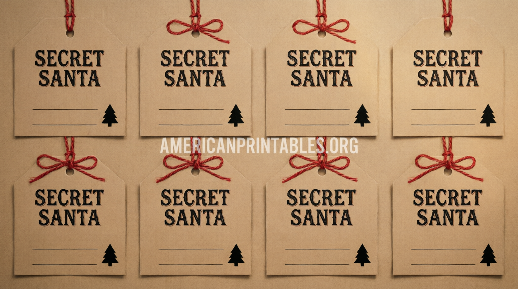 Free Printable Secret Santa Tags to Download (4)