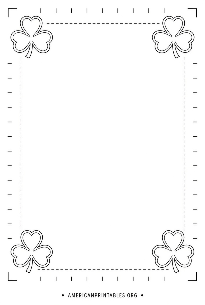 Free Printable Shamrock Cut Out Templates (2)