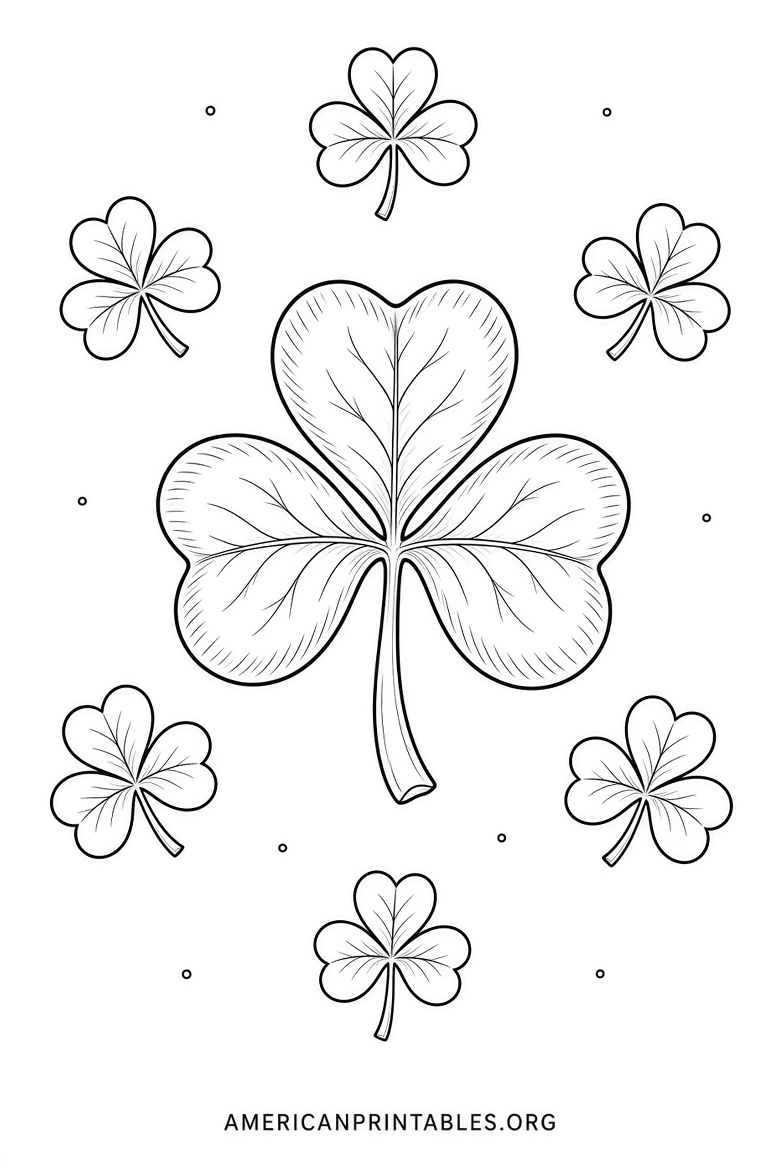 Free Printable Shamrock Pictures for St. Patrick’s Day (1)