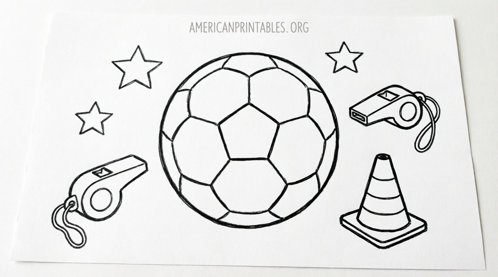Free Printable Soccer Ball Pictures (2)