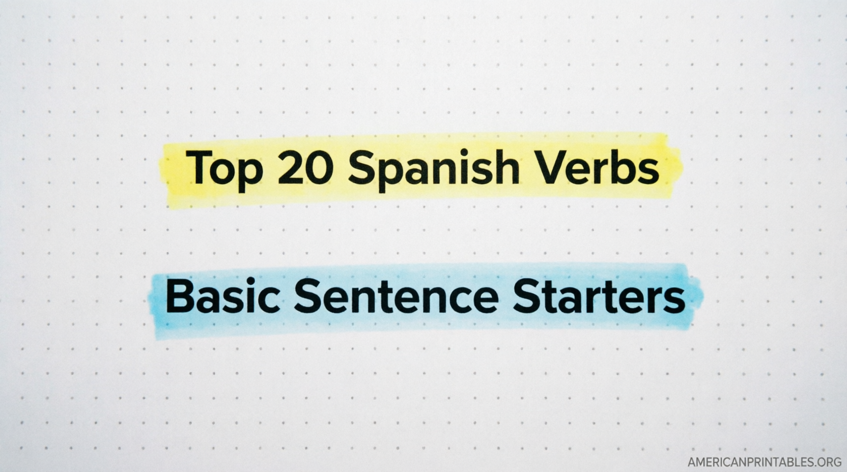 Free Printable Spanish Cheat Sheet Guide (4)