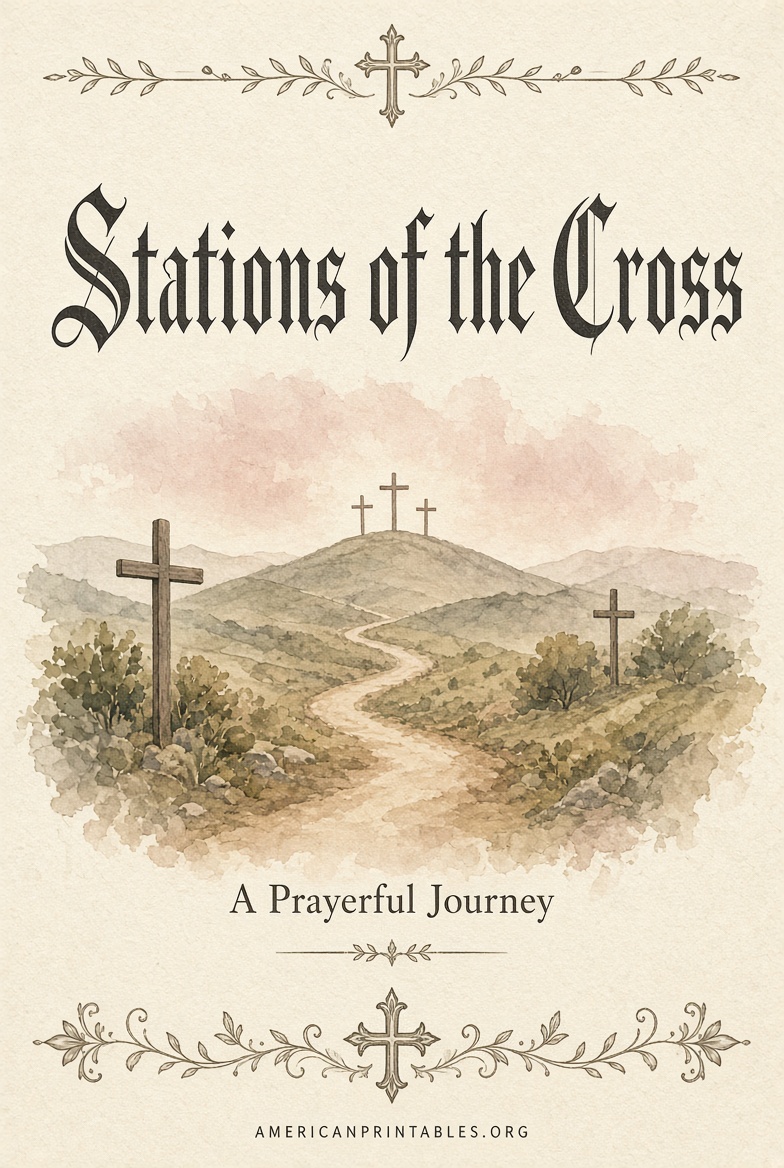 Free Printable Stations of the Cross Guide (2)