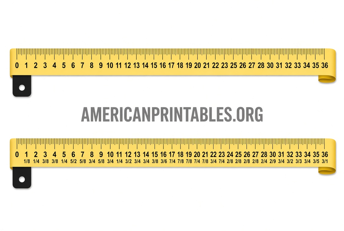 Free Printable Tape Measure PDF (3)