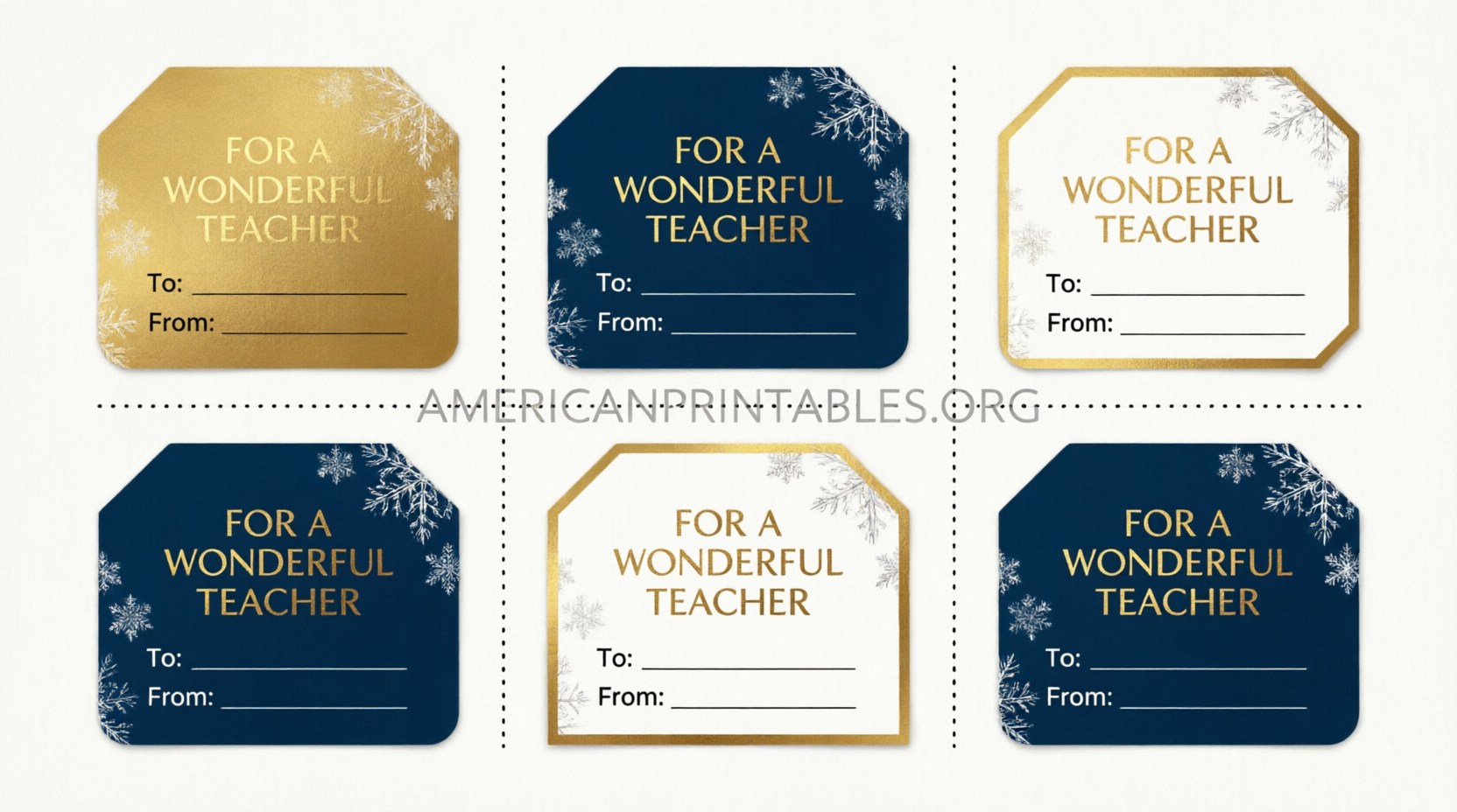 Free Printable Teacher Christmas Gift Tags (4)