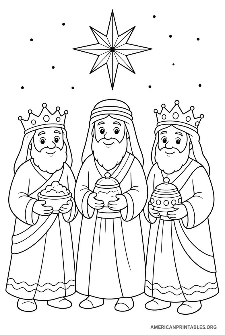 Free Printable Three Wise Men Craft Ideas (1)