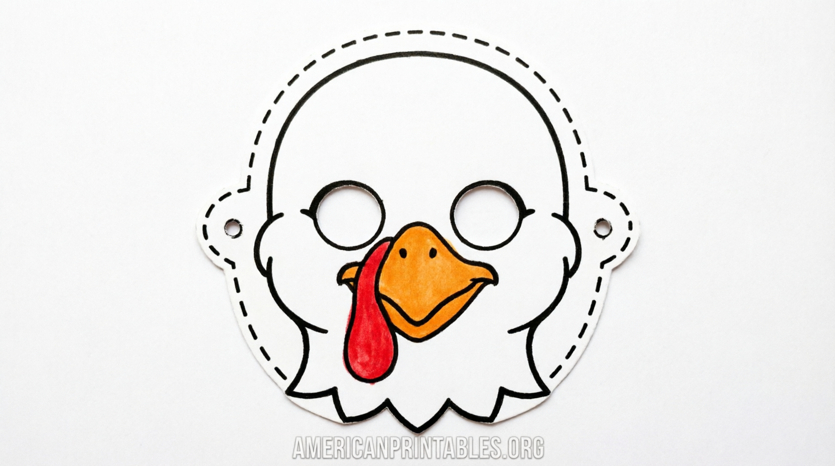 Free Printable Turkey Face Template for Kids (3)