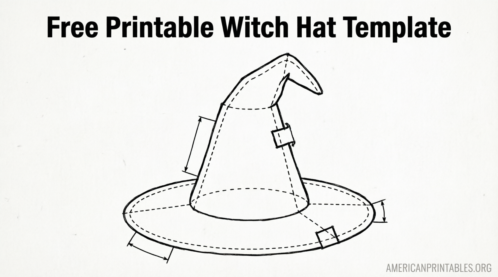 Free Printable Witch Hat Template Easy DIY Guide (1)