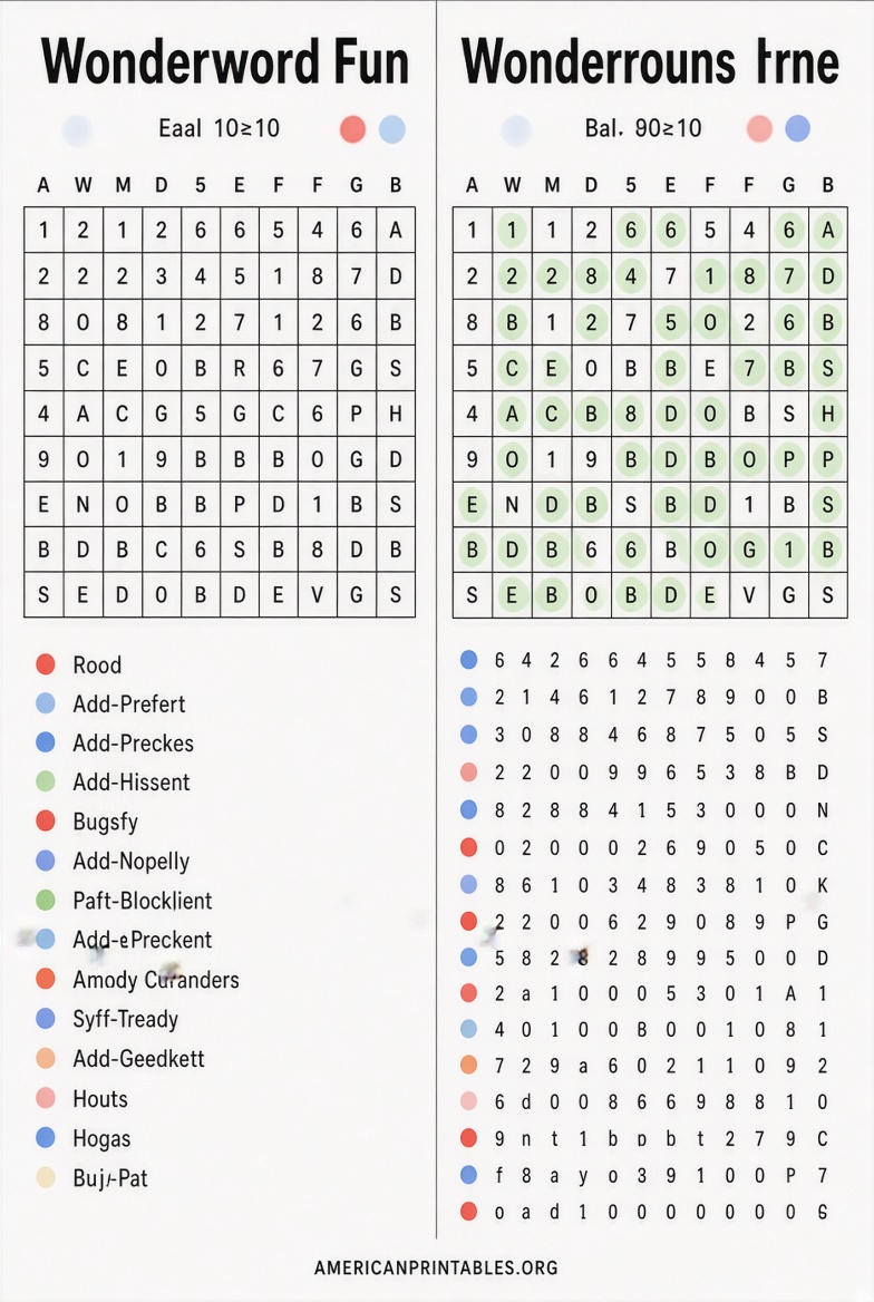 Free Printable Wonderword Word Puzzles (2)
