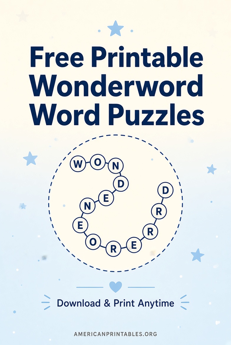 Free Printable Wonderword Word Puzzles (3)