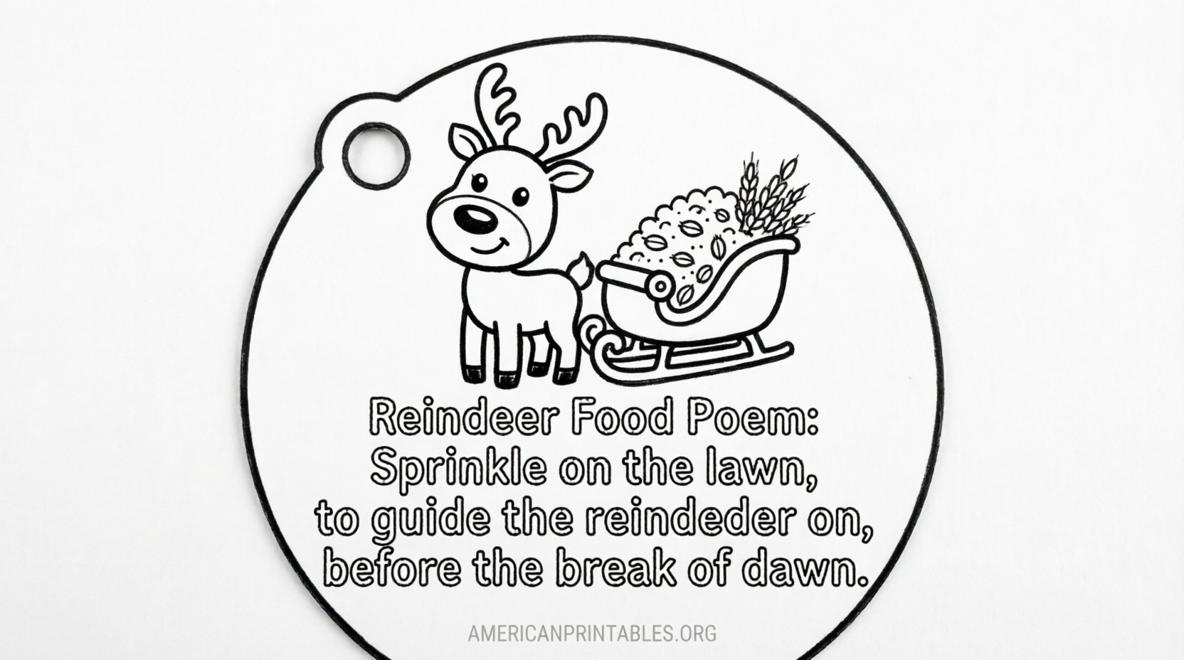 Free Reindeer Food Poem Printable Tags (4)