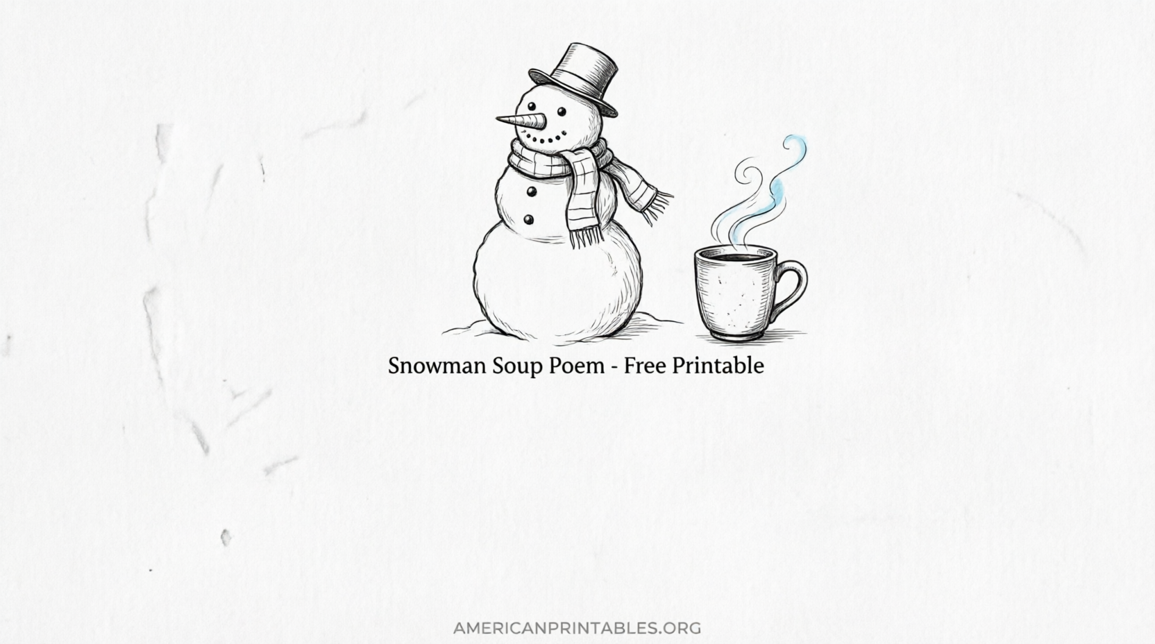 Free Snowman Soup Poem Printable Guide (2)