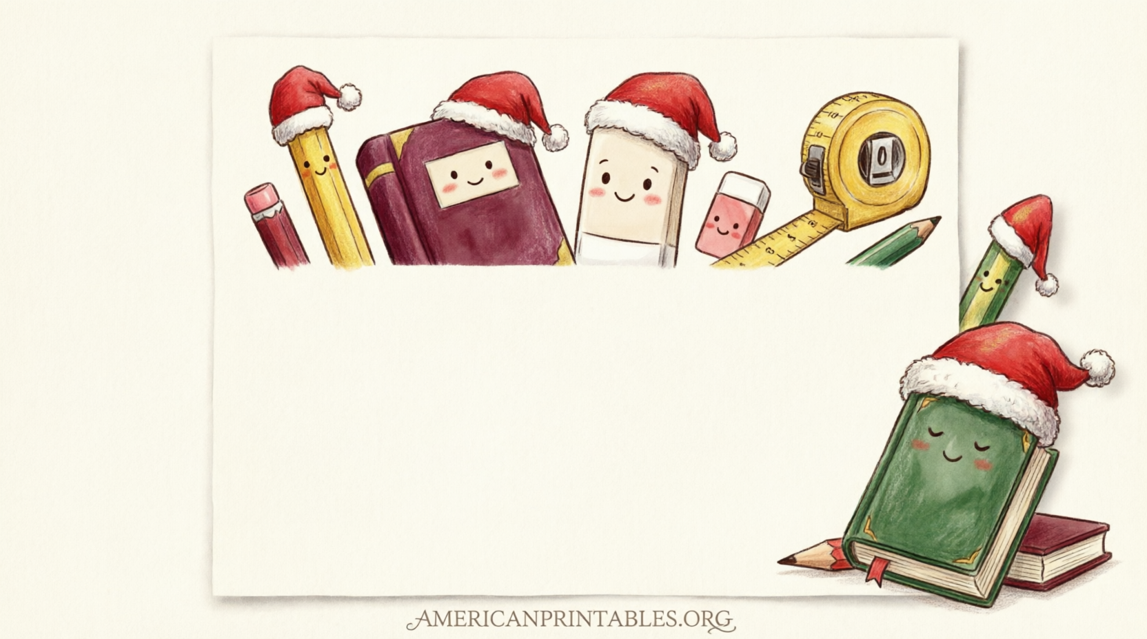 Free Teacher Christmas Card Printables (3)