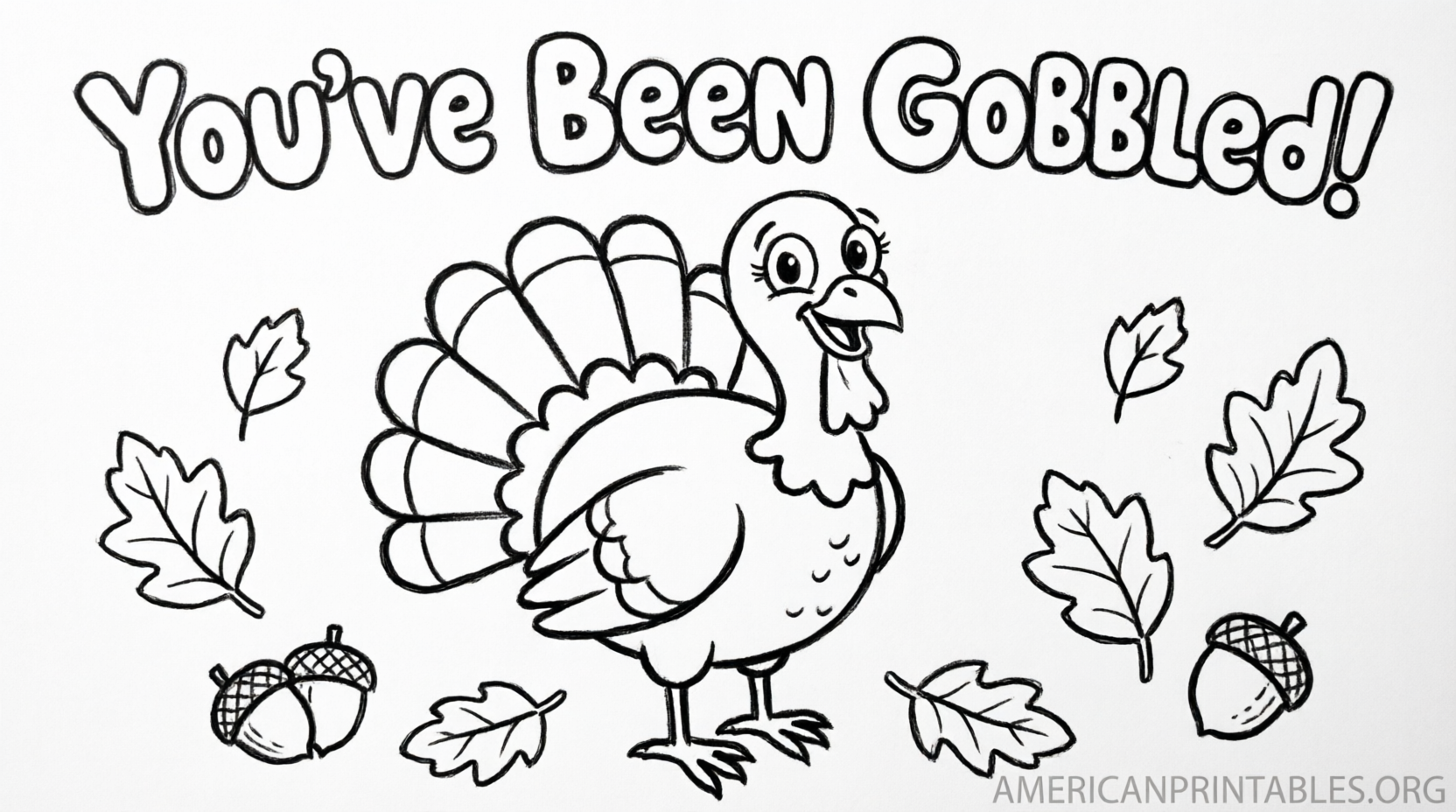 Free You've Been Gobbled Printable Guide (2)