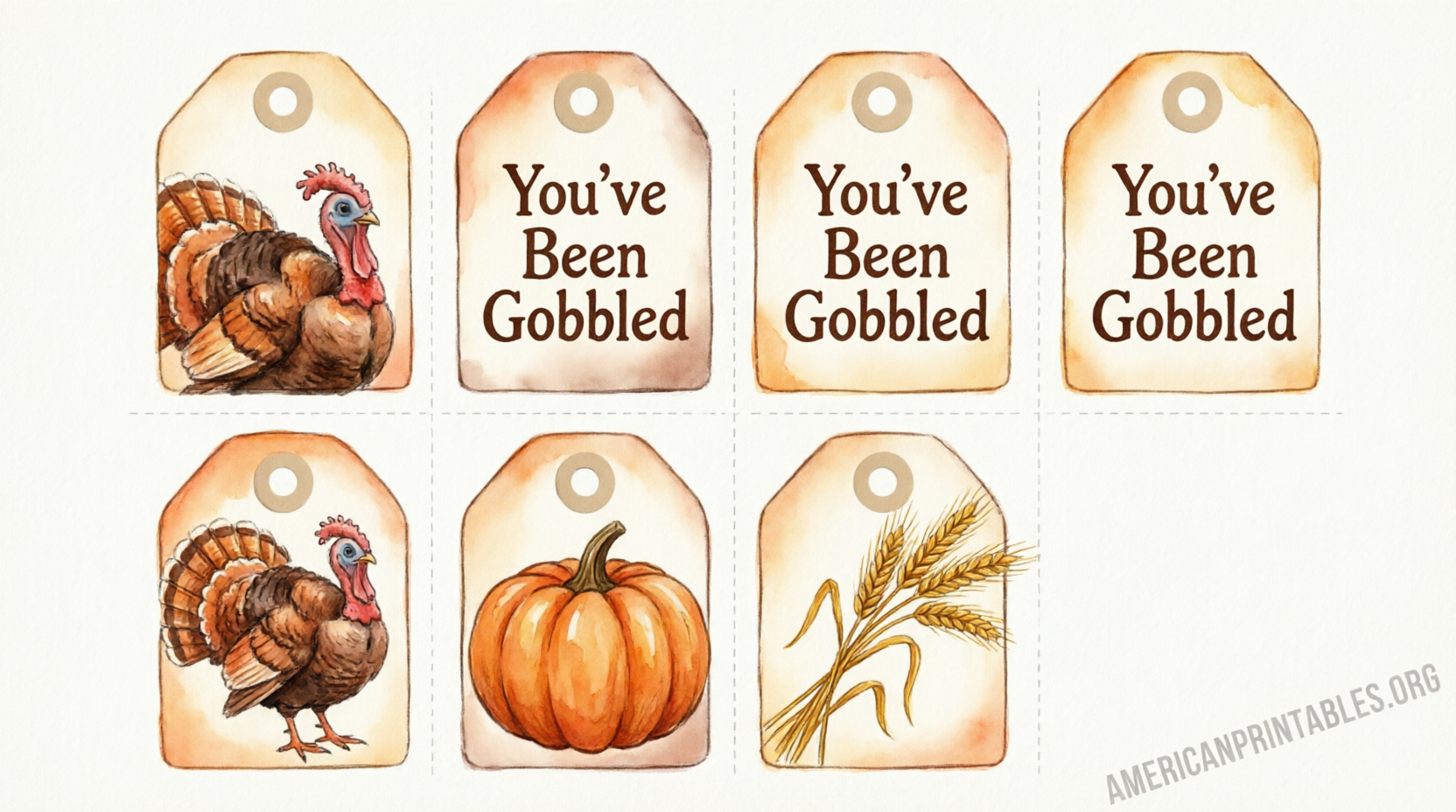 Free You've Been Gobbled Printable Guide (4)