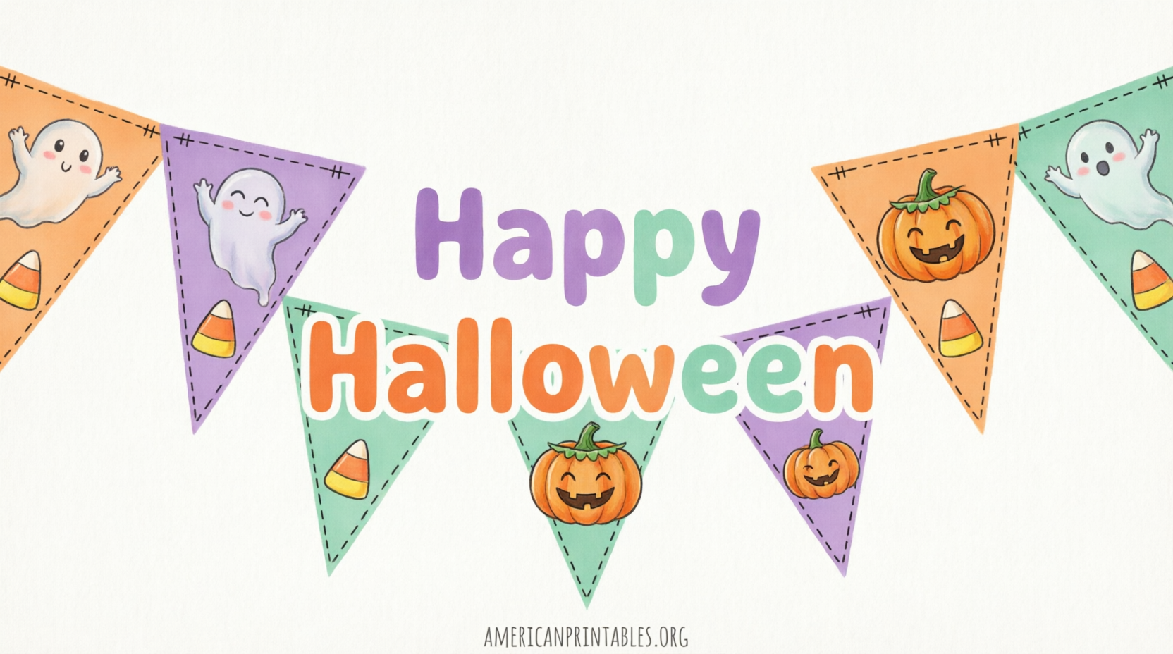 Happy Halloween Banner Free Printable Downloads (3)
