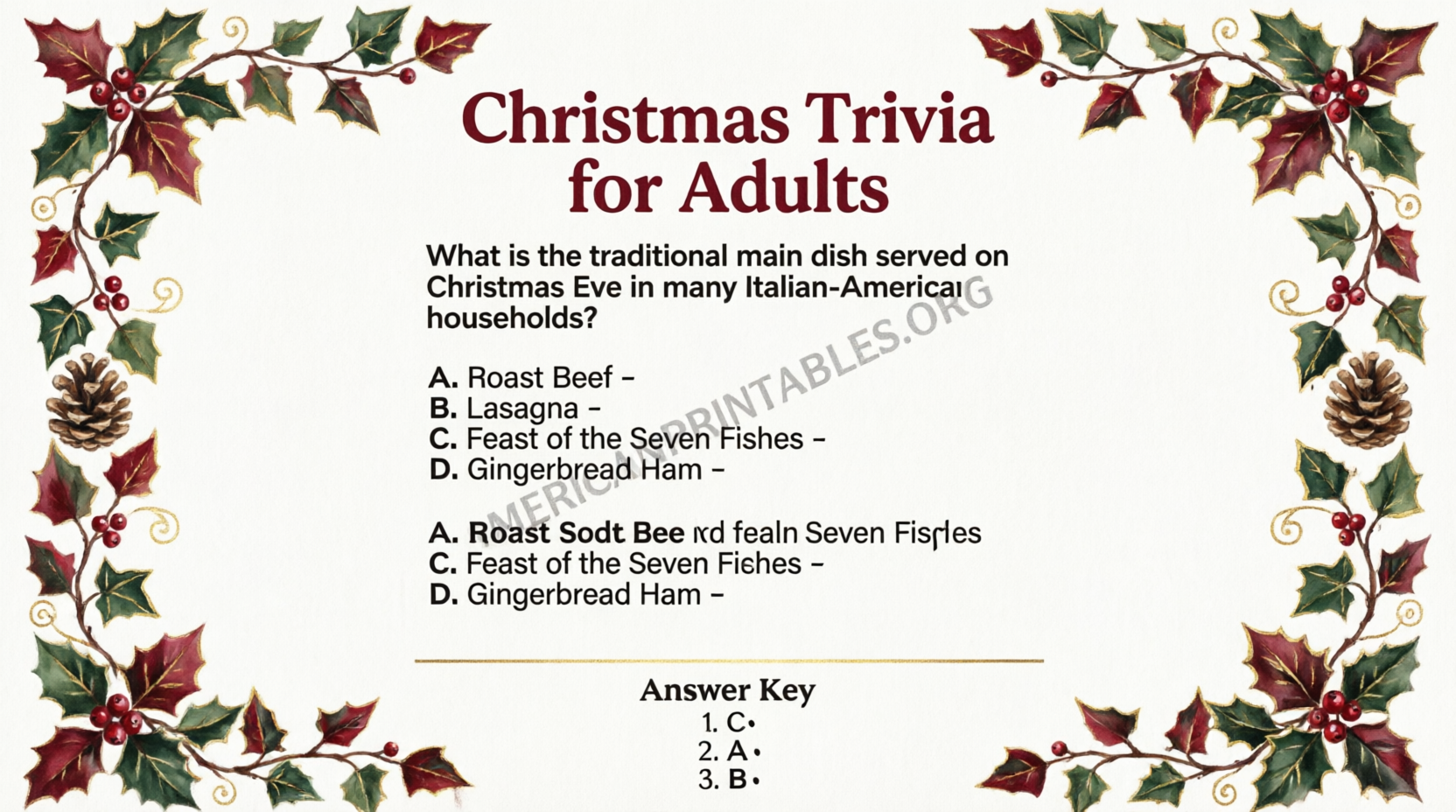 Printable Christmas Games for Adults with Answers (4)