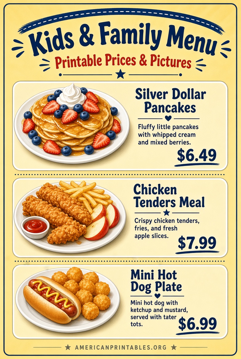 Printable Denny’s Menu With Prices & Pictures (3)
