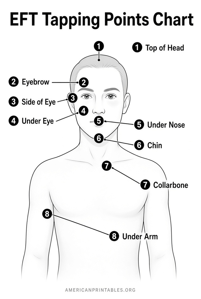 Printable EFT Tapping Points Chart Free Guide (1)