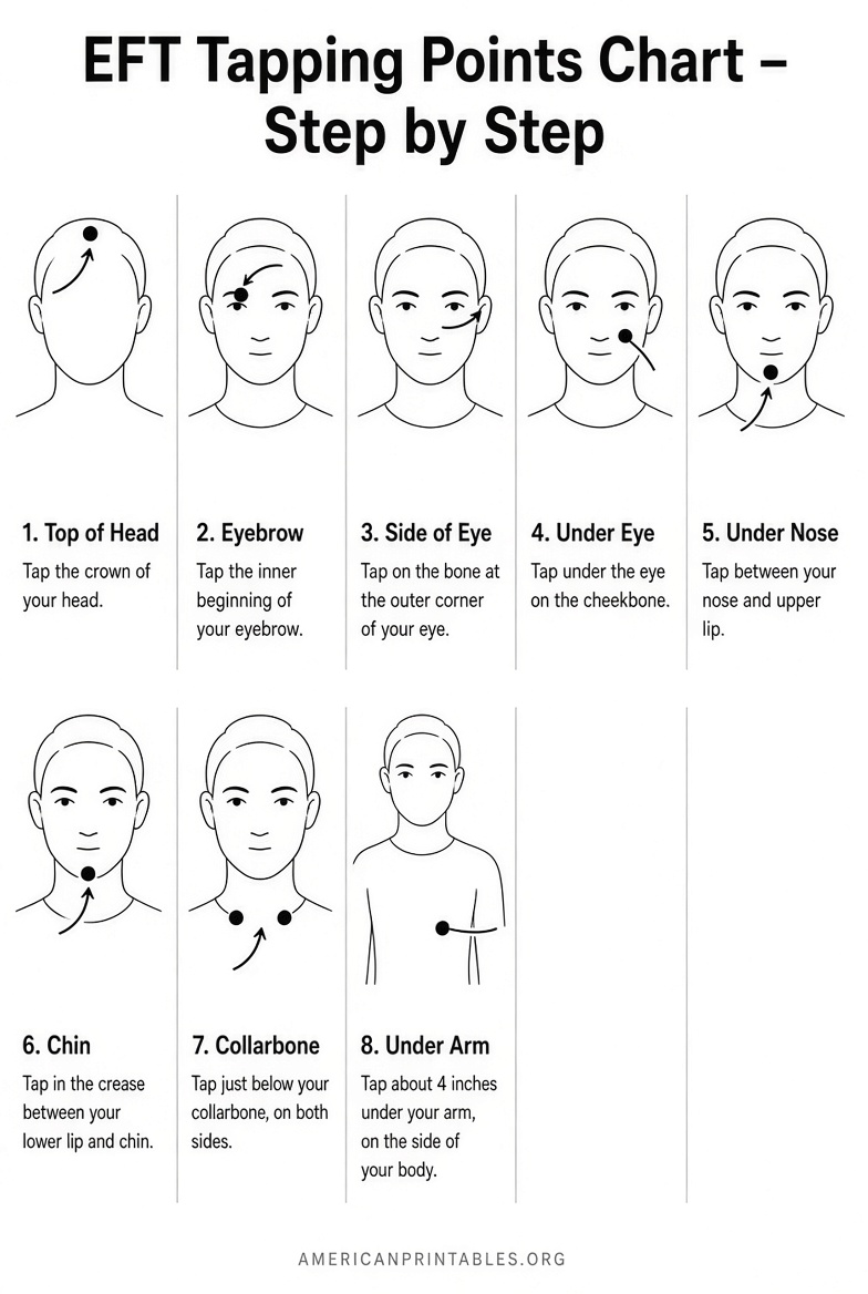 Printable EFT Tapping Points Chart Free Guide (2)