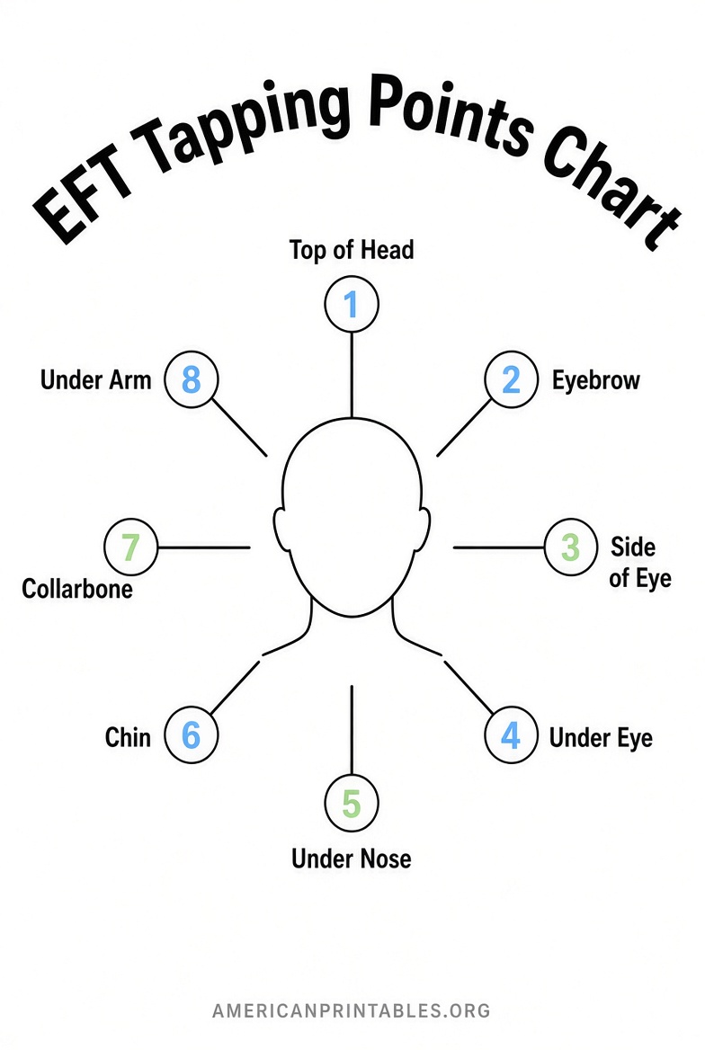 Printable EFT Tapping Points Chart Free Guide (4)