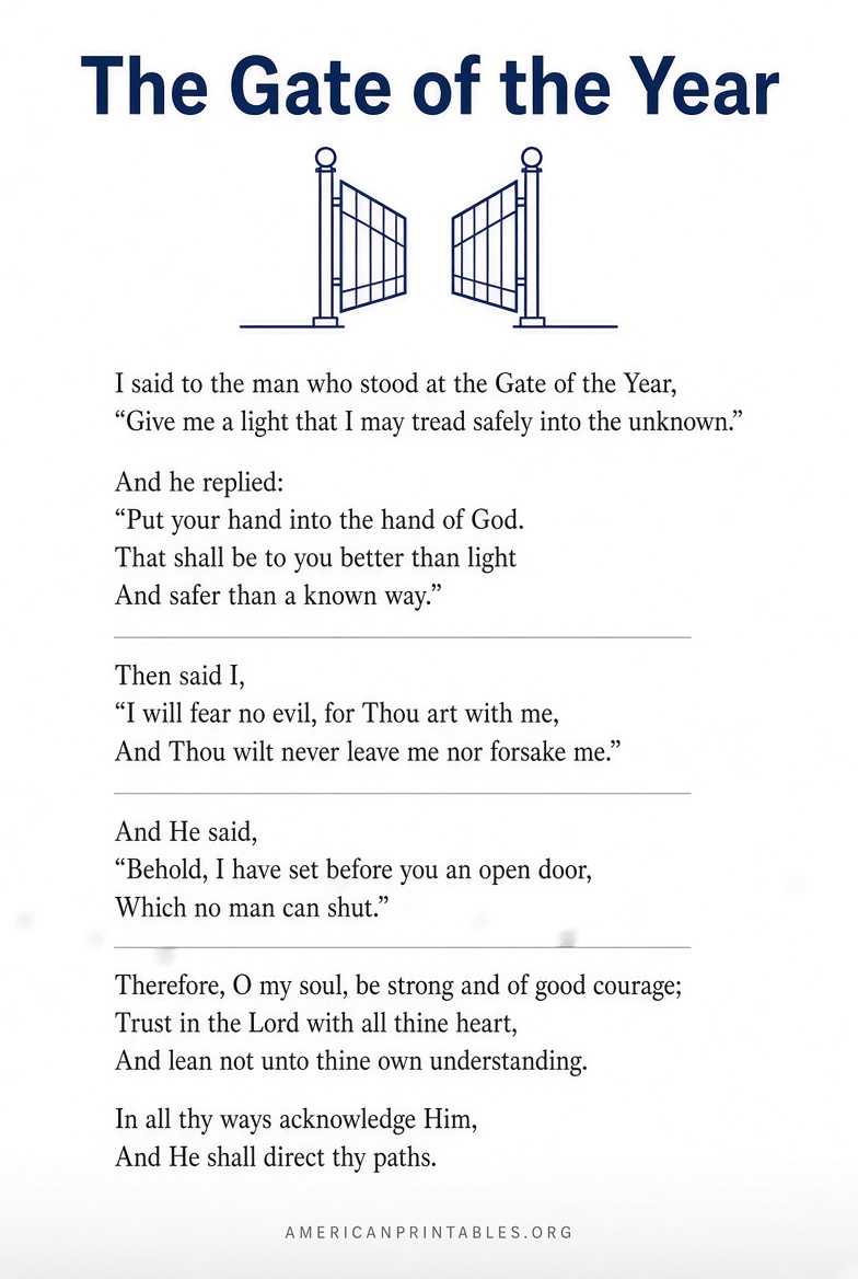 Printable Gate of the Year Full Poem Free (4)