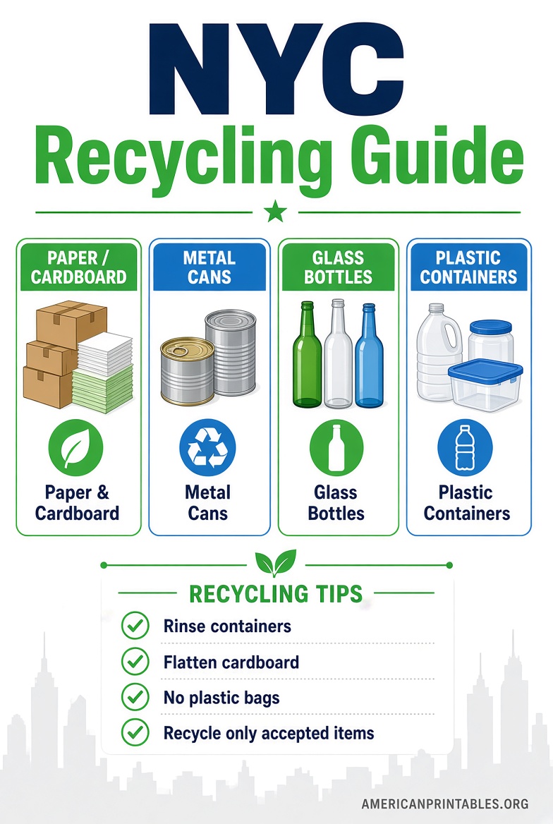 Printable NYC Recycling Poster Free Official Downloads (1)
