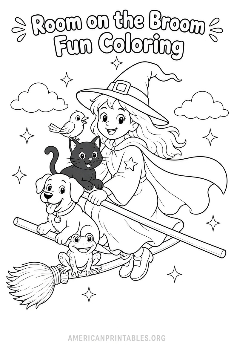 Room on the Broom Free Printables for Kids (1)
