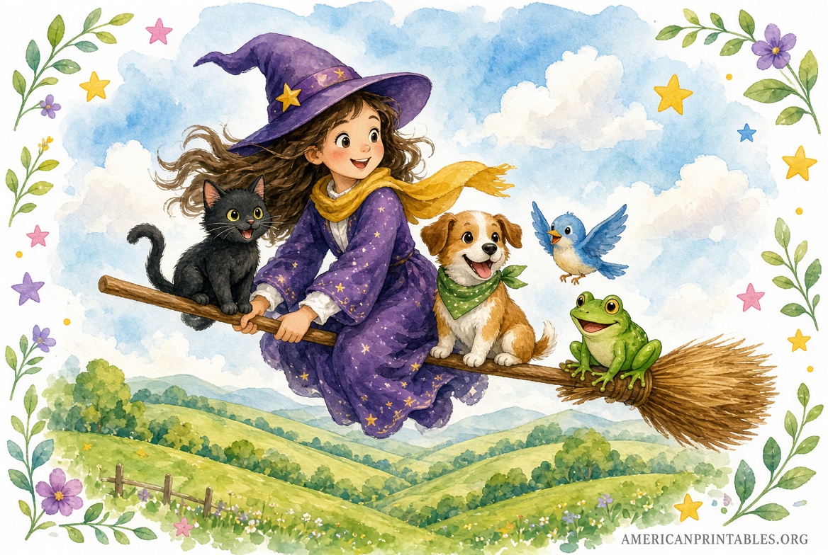 Room on the Broom Free Printables for Kids (2)