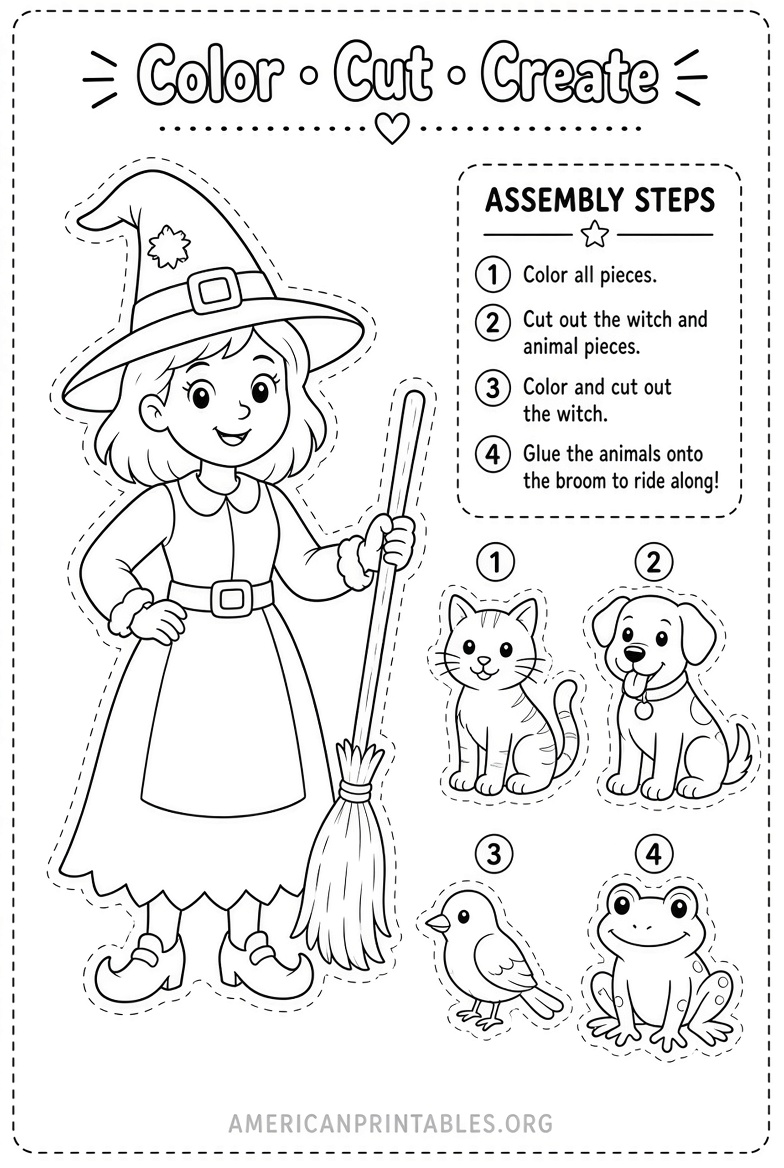 Room on the Broom Free Printables for Kids (3)