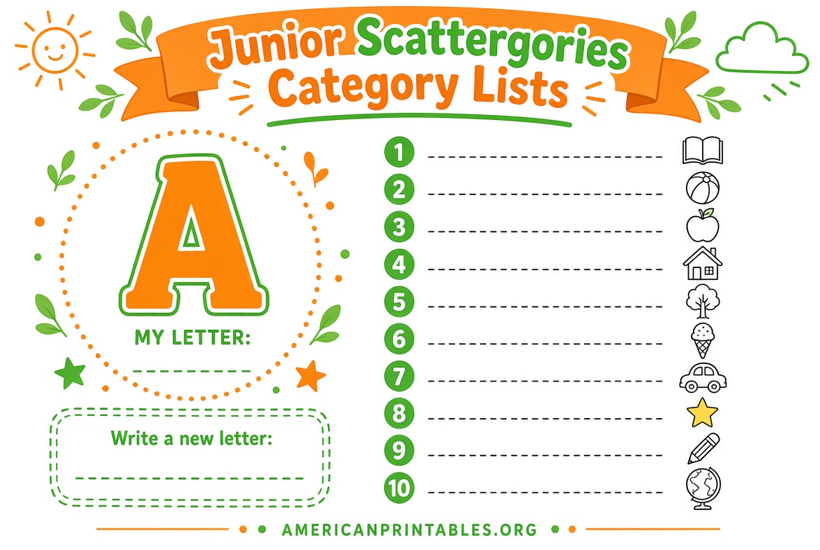 Scattergories Junior Lists Printable Free Guide (4)
