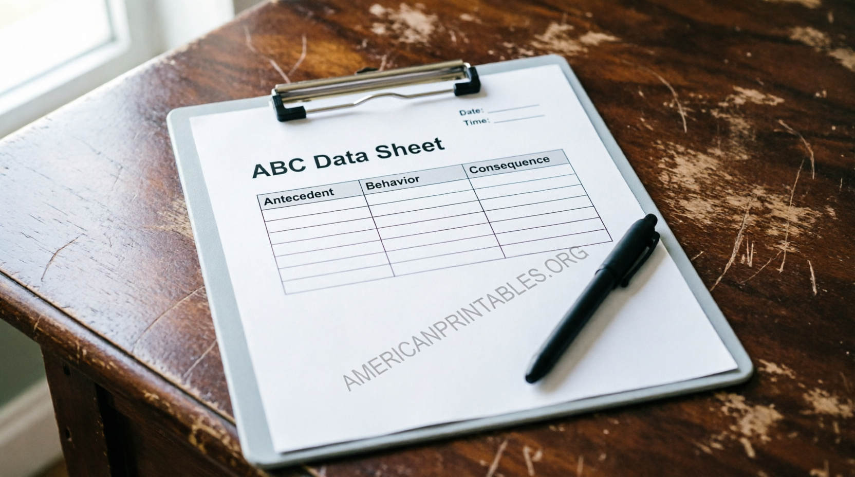 ABC Data Sheet Free Printable Download Now (1)