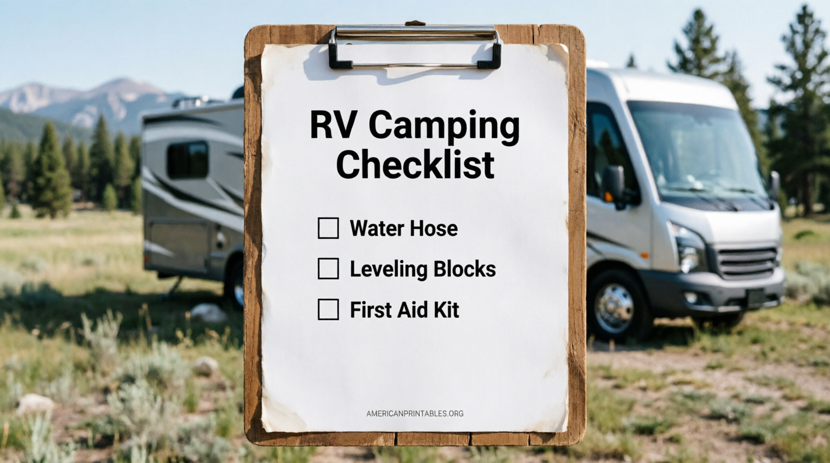 Best Free Printable RV Camping Checklist PDF (1)