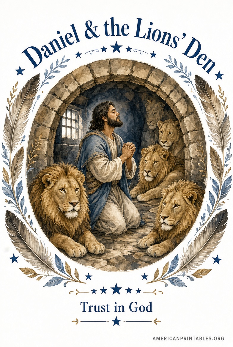 Daniel and the Lions Den Free Printables (2)