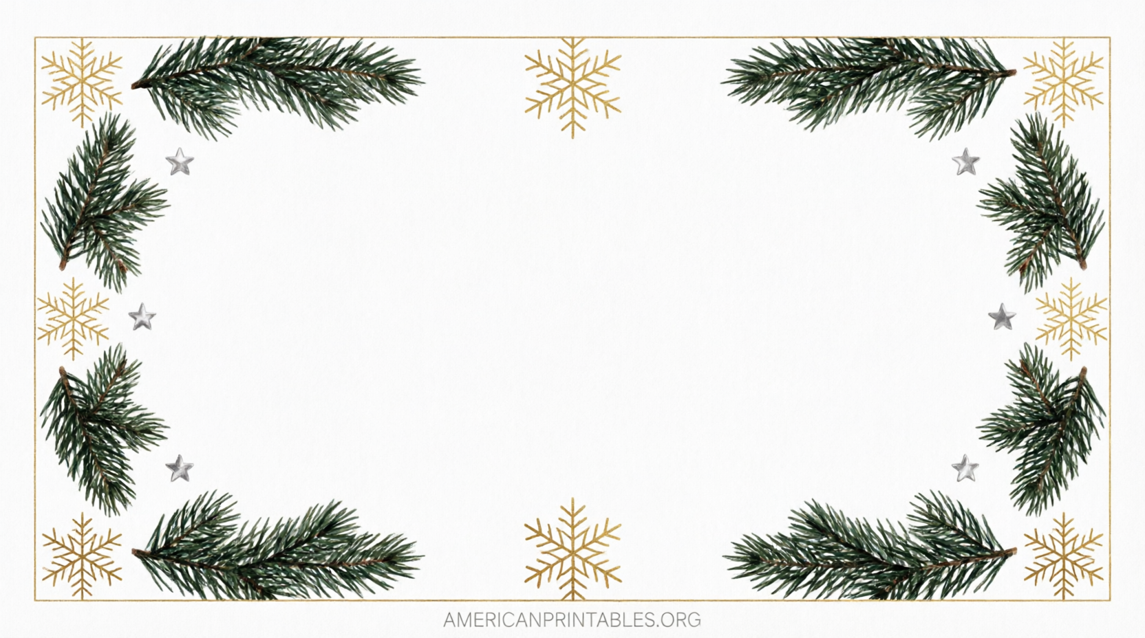 Elegant Christmas Clip Art Free Printable (2)