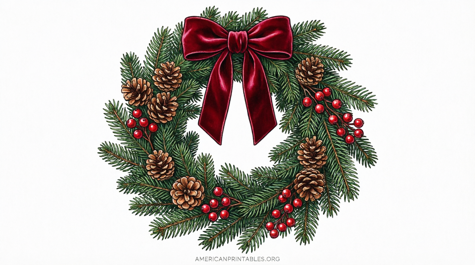 Elegant Christmas Clip Art Free Printable (4)