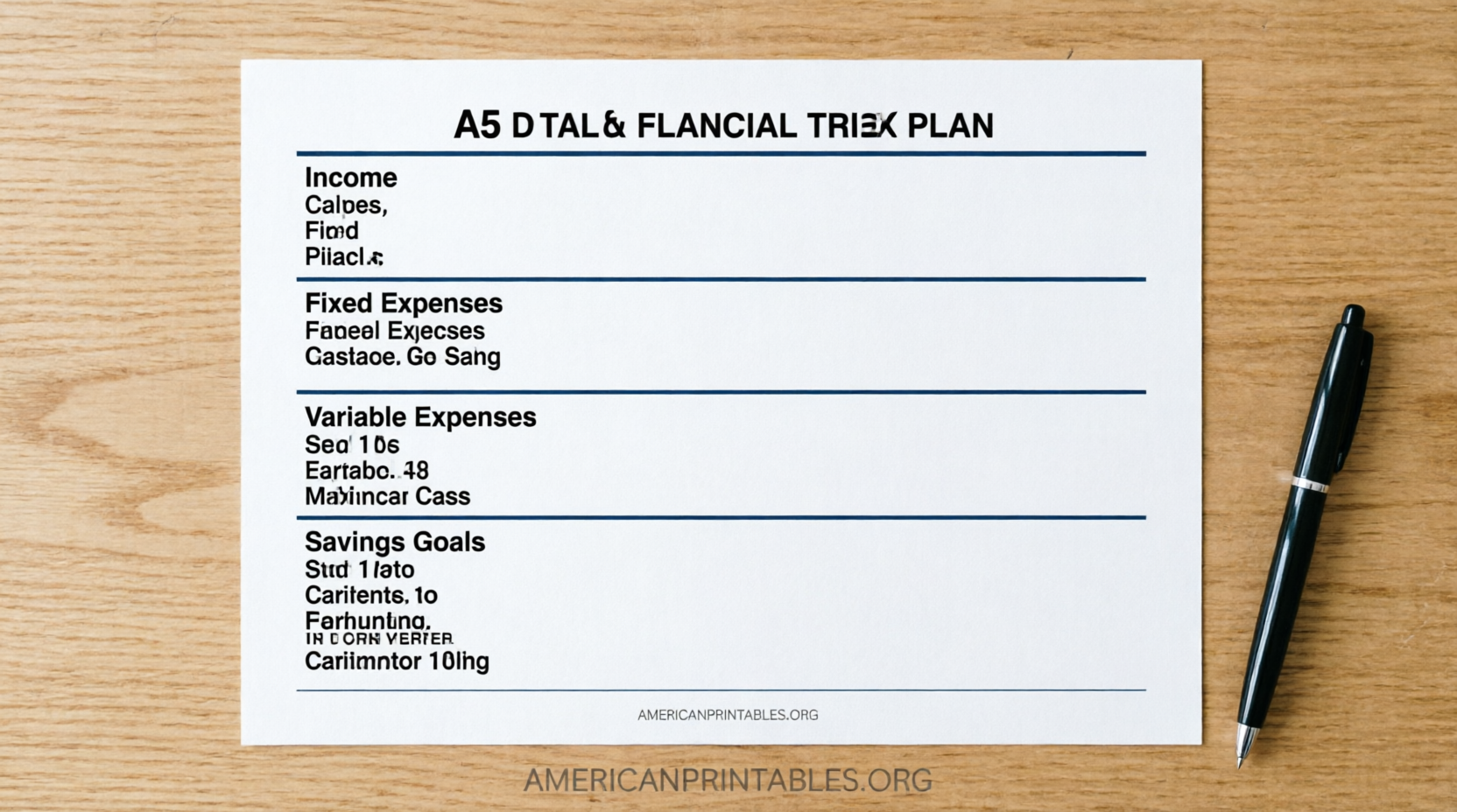 Free A5 Printable Planner Inserts to Download (1)