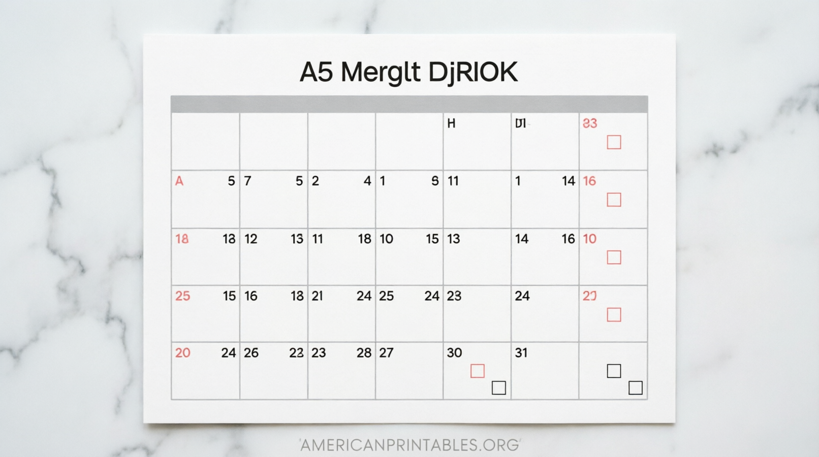 Free A5 Printable Planner Inserts to Download (3)