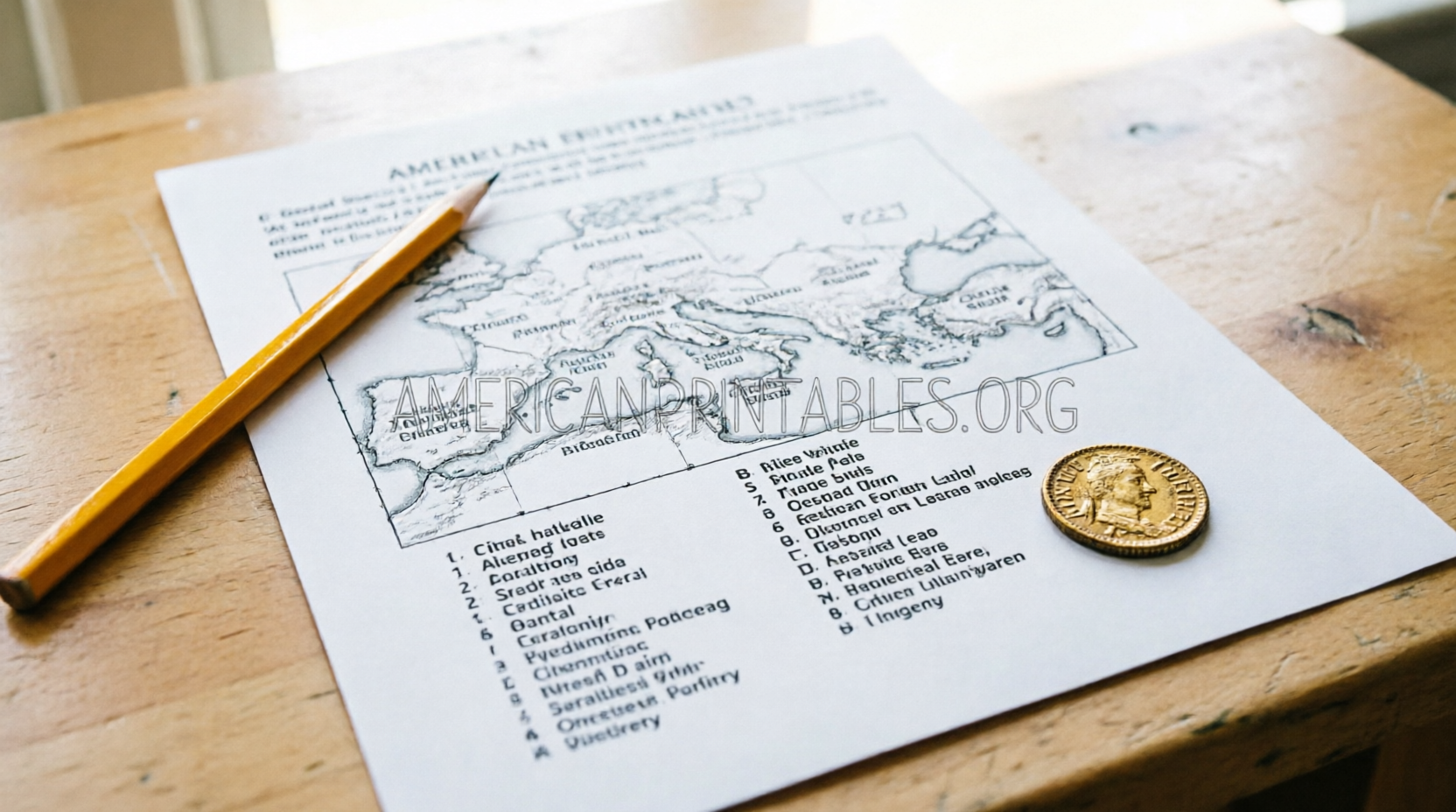 Free Ancient Rome Worksheets PDF Printables (2)