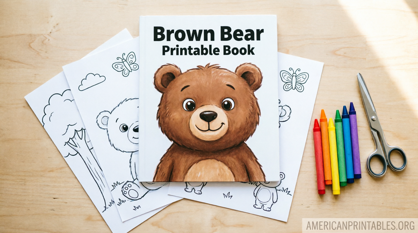 Free Brown Bear Printable Book PDF Resources (1)