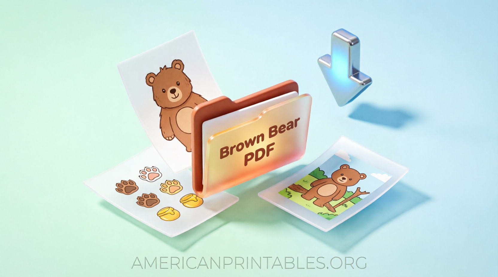 Free Brown Bear Printable Book PDF Resources (2)