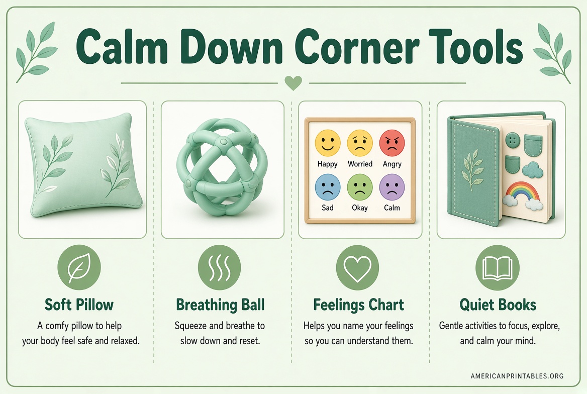 Free Calm Down Corner Printables PDF Downloads (1)