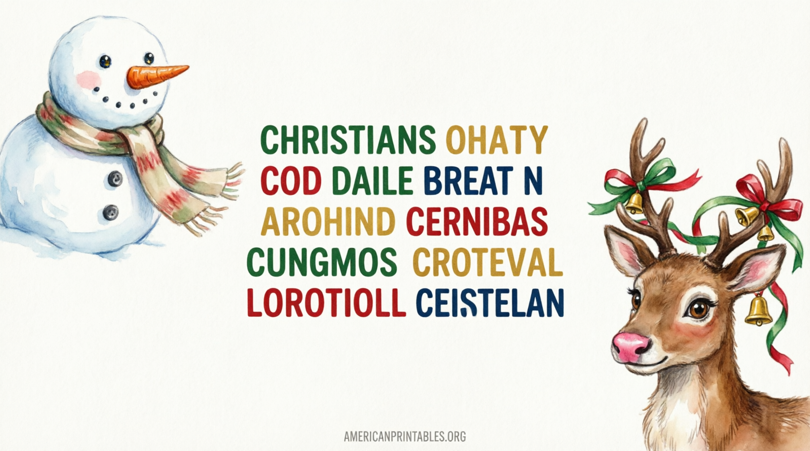 Free Christmas Carol Song Sheets Printable (2)