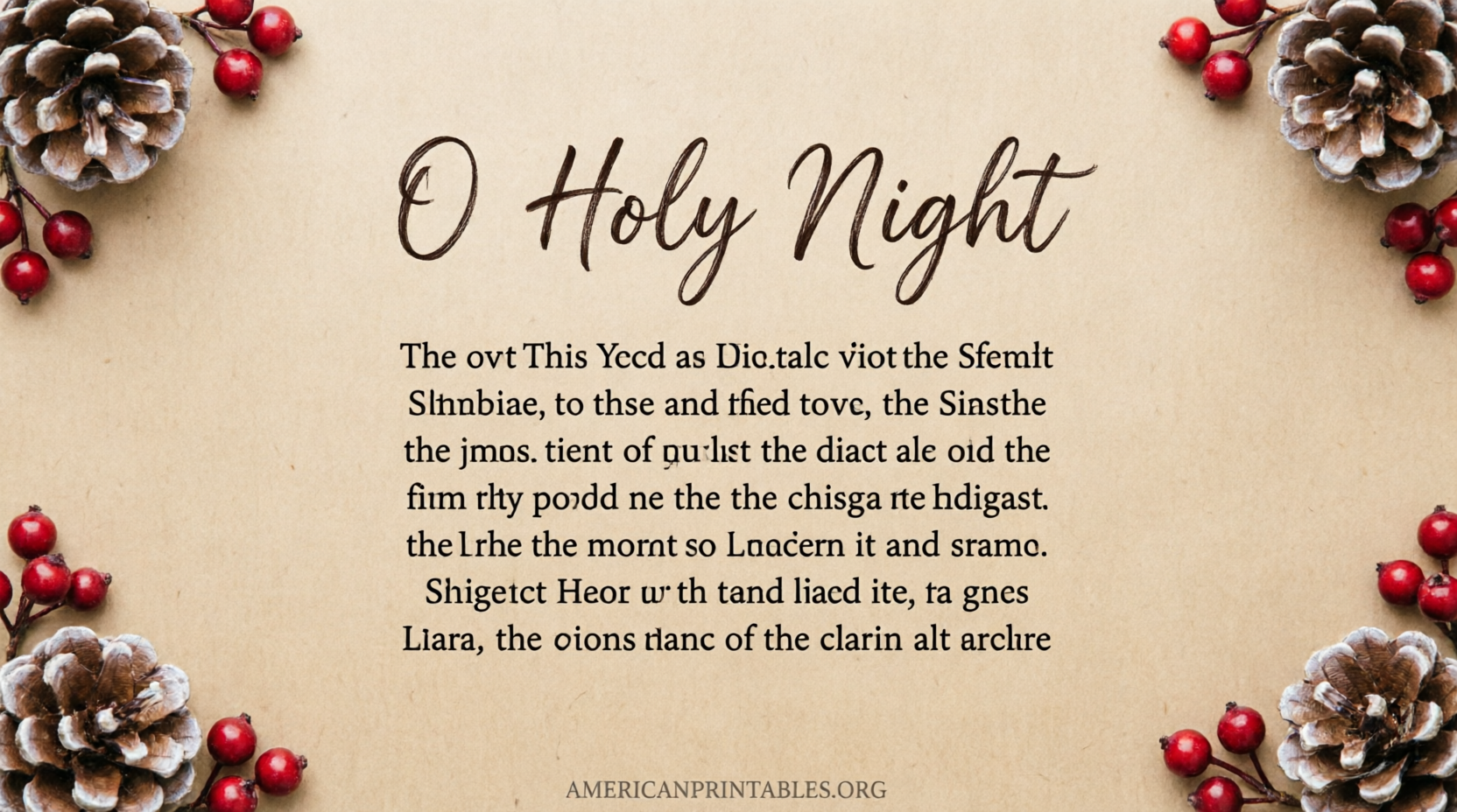 Free Christmas Carol Song Sheets Printable (3)