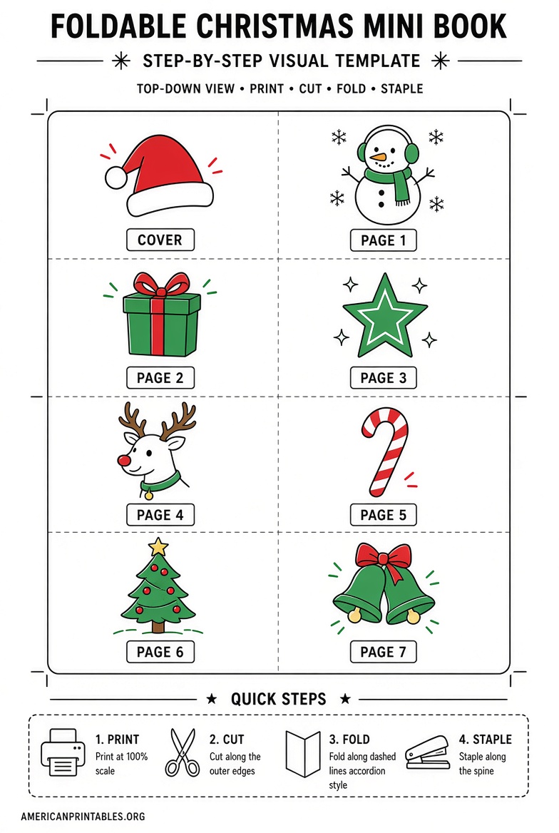 Free Christmas Mini Book Printables (3)